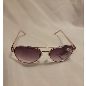 Piranha Womens Fashion Sunglasses Style # 60015 Pink Arm Tip Gold Frame Aviator